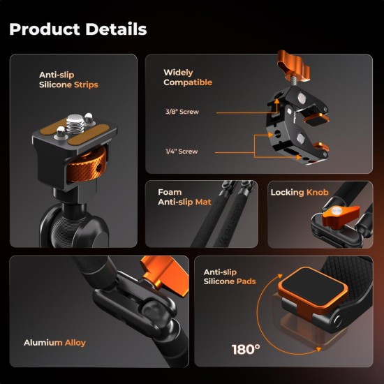 K&F Concept 22" Magic Arm Clamp Kit